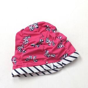 Janie and Jack Swim Cap Girls Size 2-3T Pink Bow 2017
